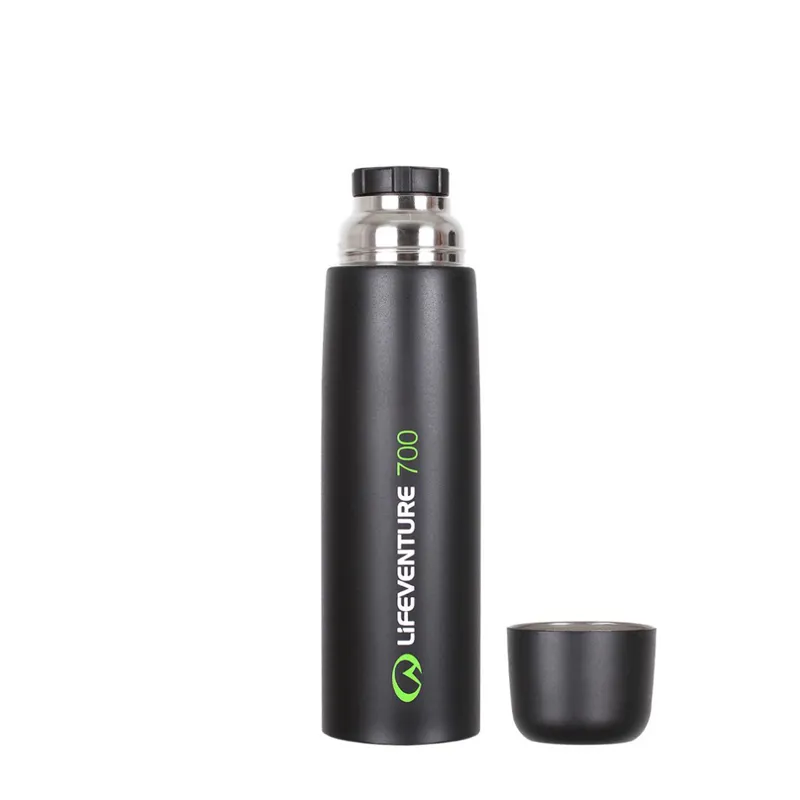 Lifeventure TiV Vacuum Flask 700ml Black-1