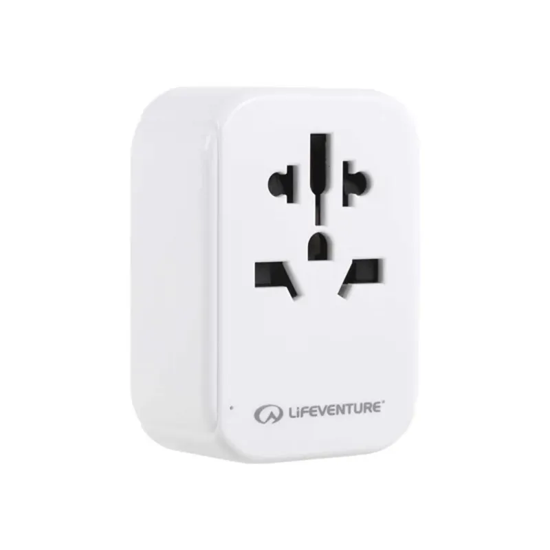 LifeAdventure European Travel Adaptor with USB + USB C-1