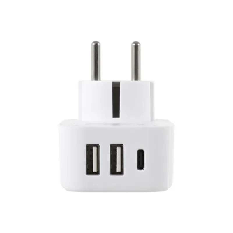 LifeAdventure European Travel Adaptor with USB + USB C-3