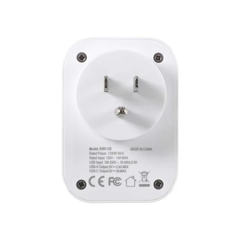 LifeAdventure USA Travel Adaptor with USB + USB C-1