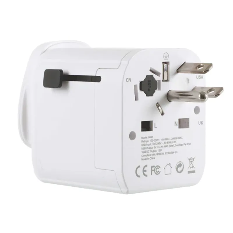 Lifeadventure UK to World Travel Adaptor with USB-4