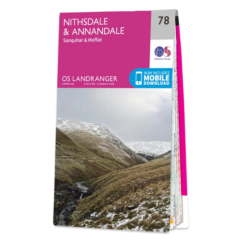 Ordnance Survey Landranger 78 Nithsdale and Annandale