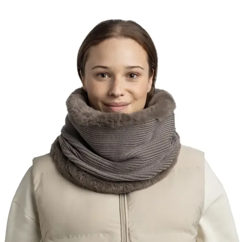 Knitted Neckwarmer Kesha Adult Cobblestone-2