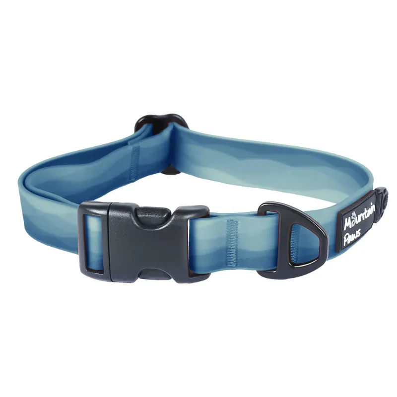 Waterproof Dog Collar Blue