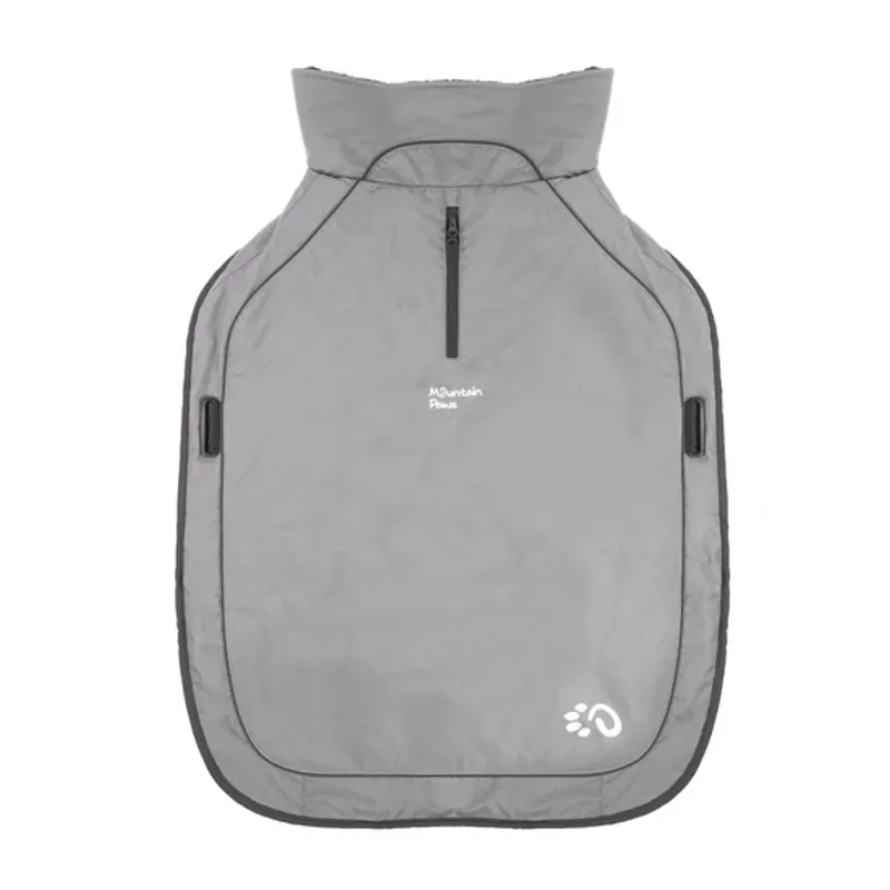 Fleece-Lined Dog Raincoat Reflective-2