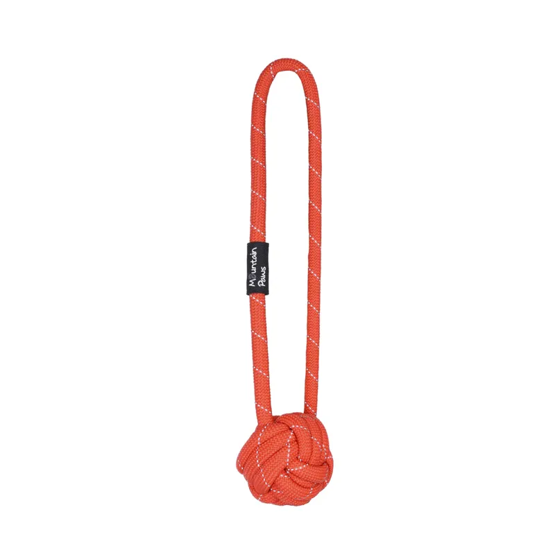 Ball Chew Rope Dog Toy Orange