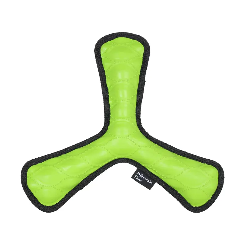 Rubber Throw Dog Toy Green