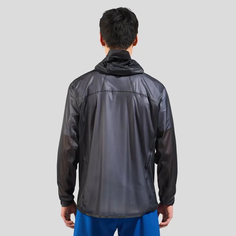 Odlo Men's Zeroweight Dual Dry Performance Knit Waterproof Jacket Black-3