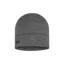 Buff Merino Midweight Beanie Melange Light Grey