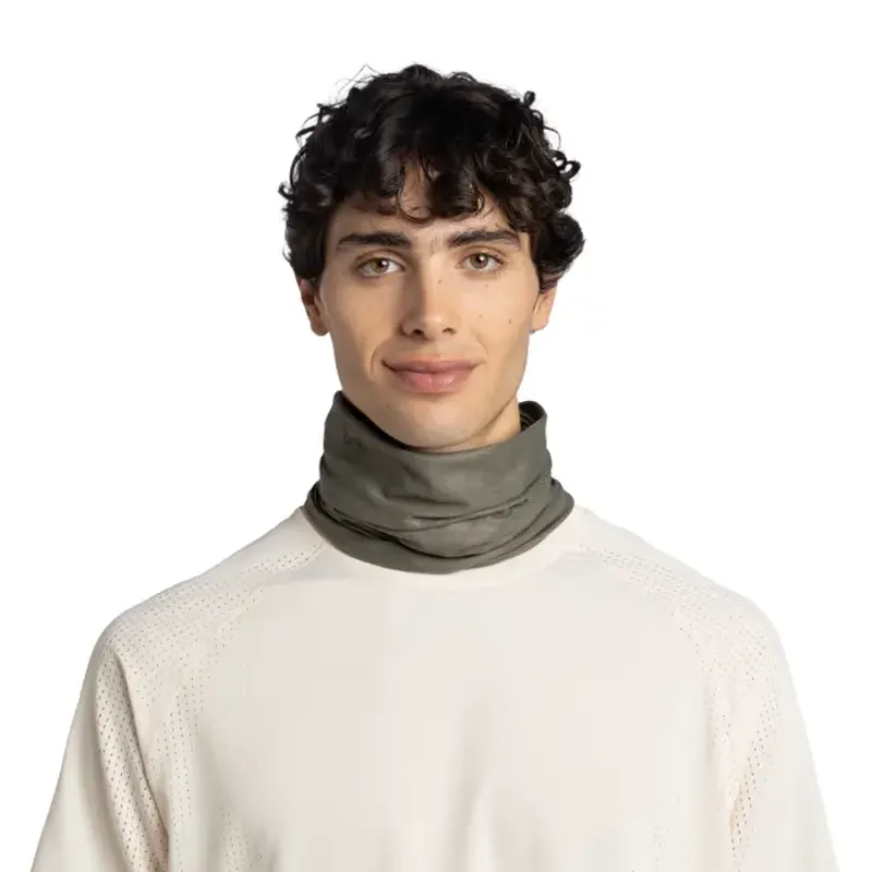 Buff Insect Shield Neckwear in Solid Khaki-3