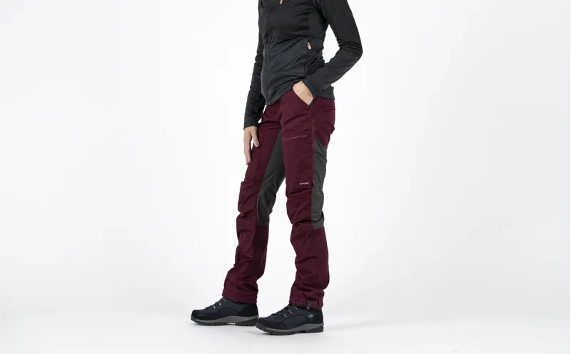 Fjällräven Womens Abisko Lite Trekking Trousers Reg Dark Grey-6