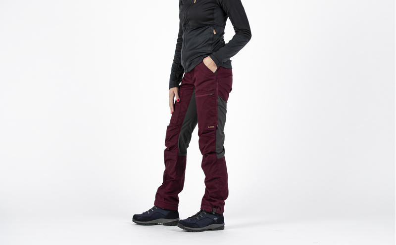 Fjällräven Womens Abisko Lite Trekking Trousers Reg Dark Grey-3