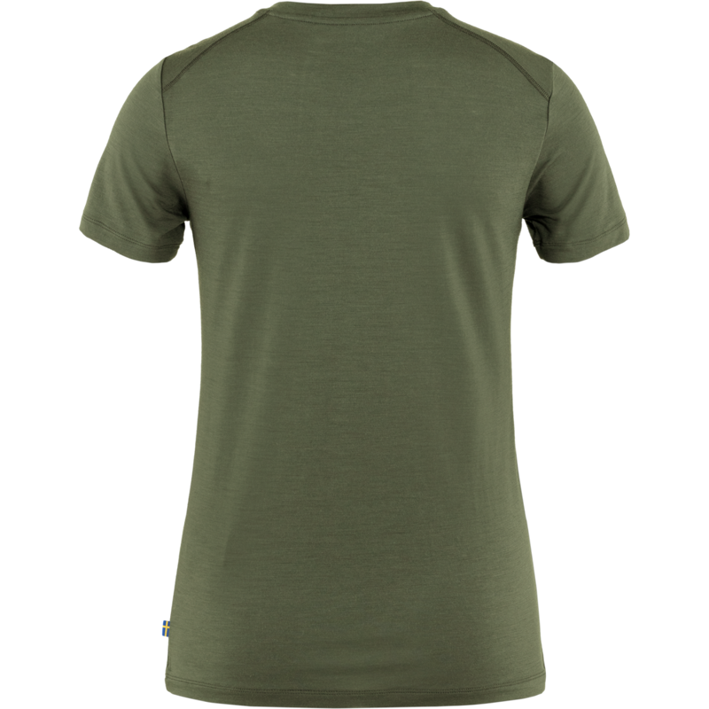 Fjallraven W's Abisko Wool SS Laurel Green-1