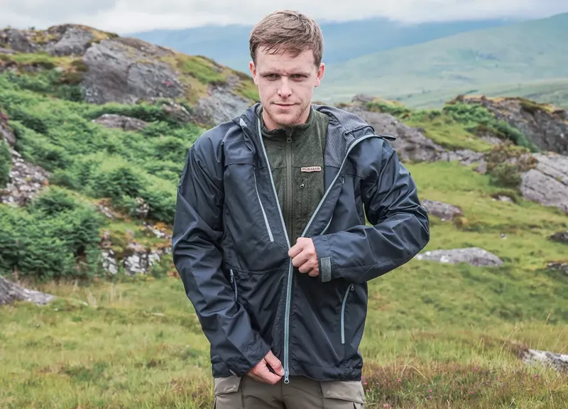 Paramo Men's Bentu Windproof Jacket - Dark Grey-4