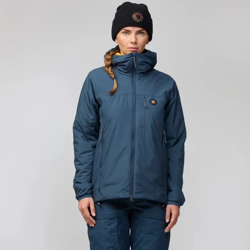 Fjallraven W's Bergtagen 60 Insulation Jkt Mountain Blue-Mustard Yellow