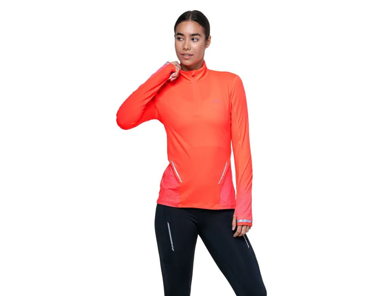 Ronhill W's Tech Reflect 1/2 Zip Hot Coral/Reflect-1