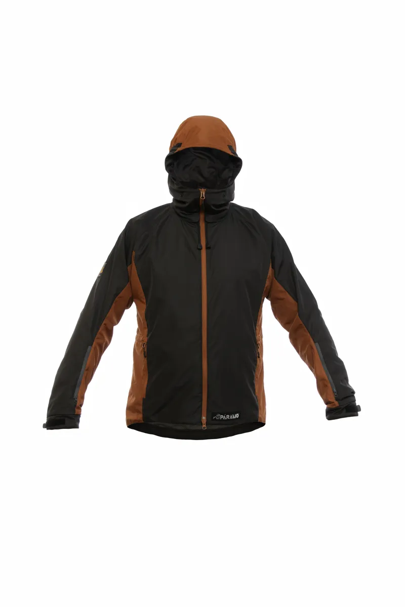 Paramo Men's Caminata Jacket Dark Grey/Outback Red-2