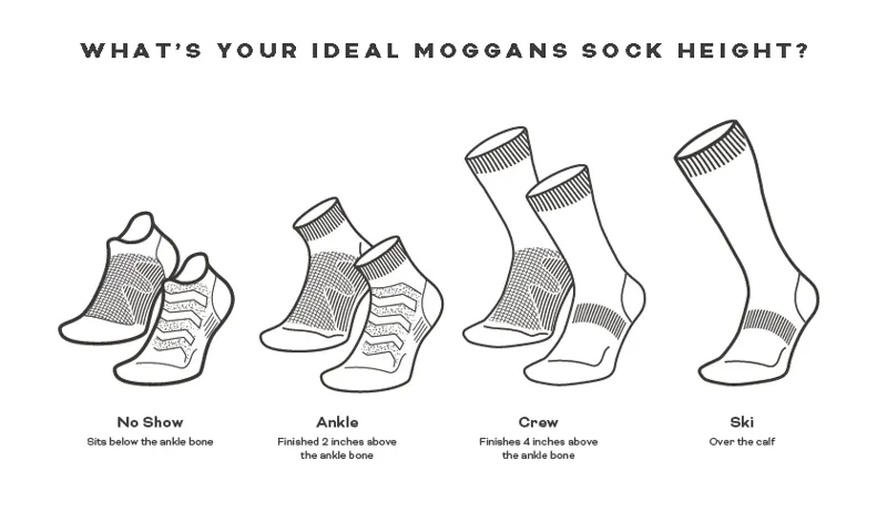 Moggans Full Cushion Socks - Grey/Teal-2
