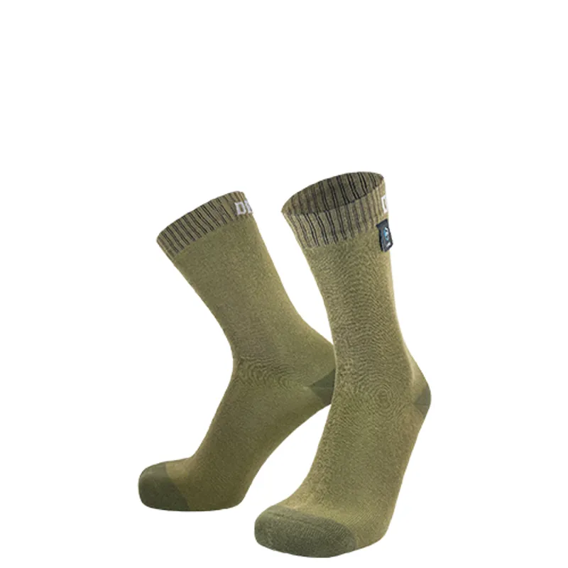 DexShell Ultra Thin Crew Socks - Olive L