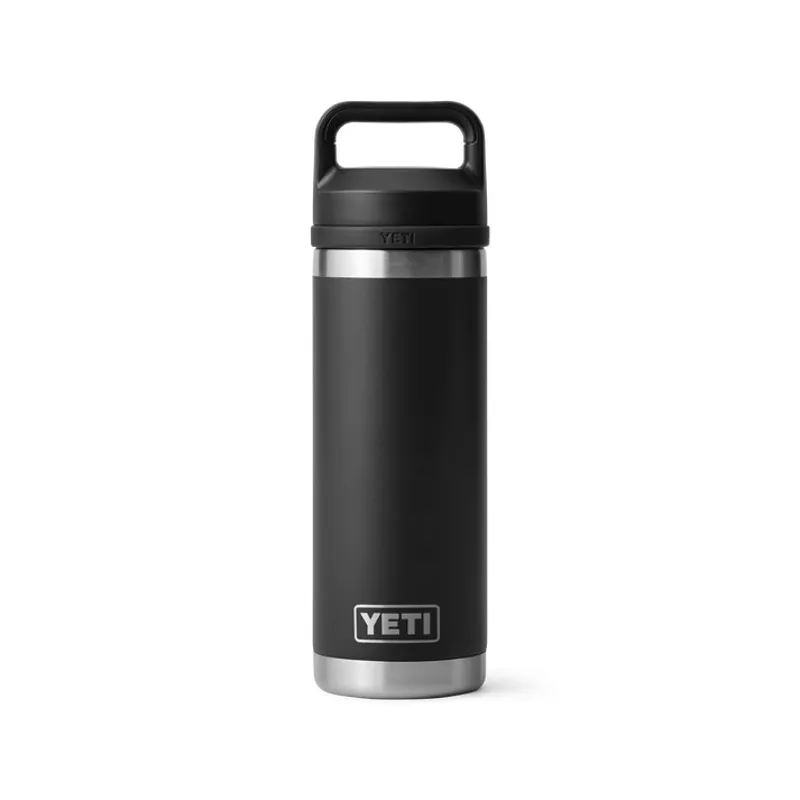 Yeti Rambler 18 Oz - 532ml Bottle Chug Cap Black