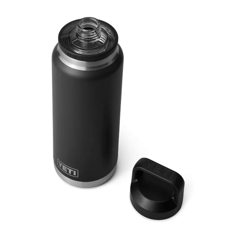 Yeti Rambler 36 Oz - 1L Bottle Chug Cap Black-1