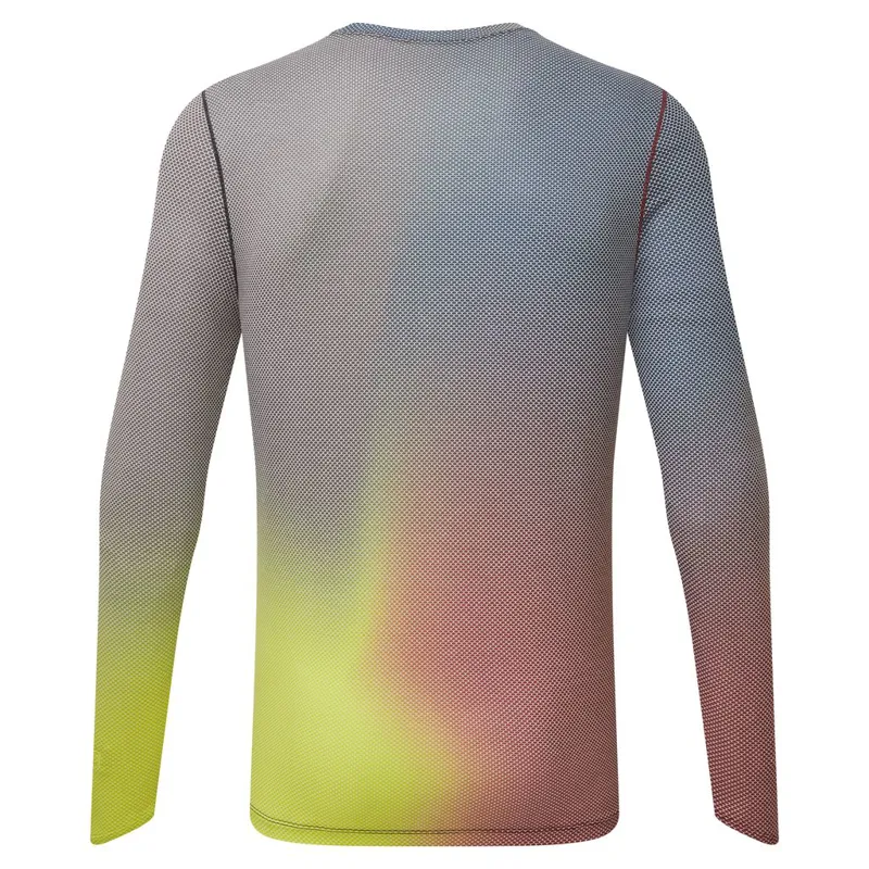 Ronhill M's Tech Golden Hour L/S Tee Acid Merge-1
