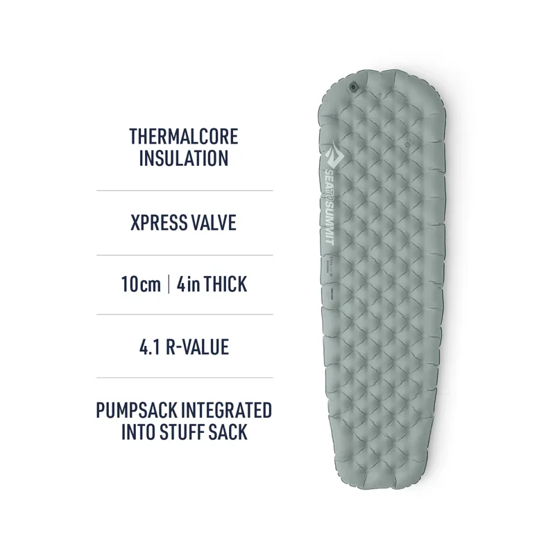 Sea to Summit Ether Light XR Insulated ASC Mat - Dark Grey Regular Rectangular Wide-4