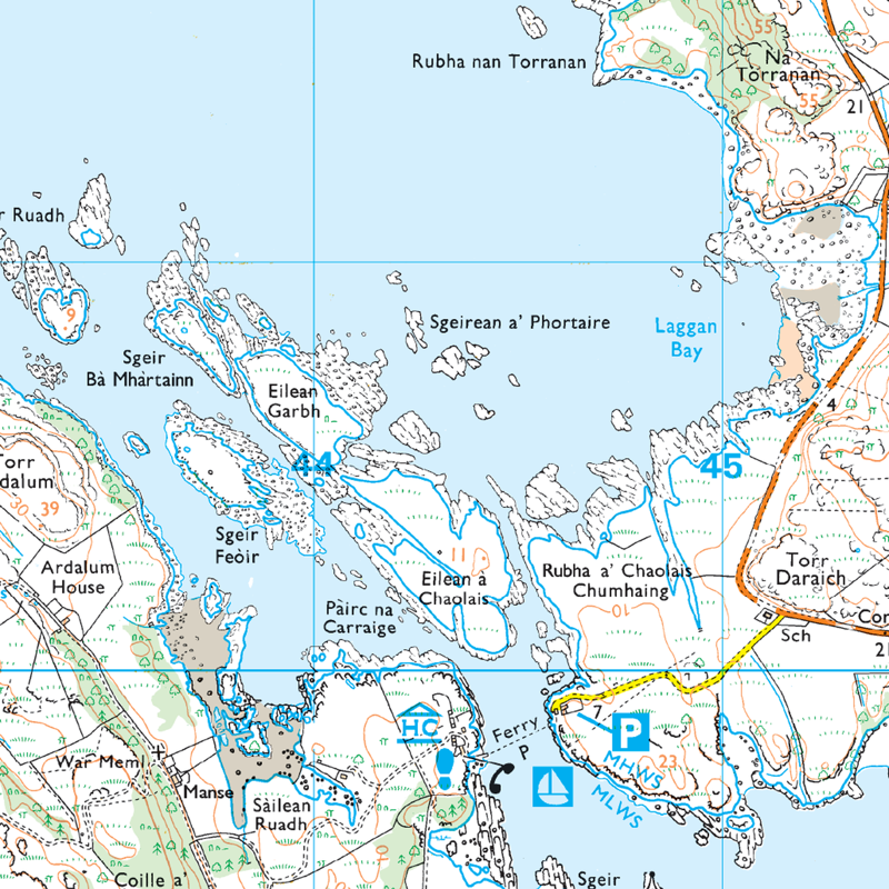 Ordnance Survey Explorer 374 Isle of Mull North and Tobermory-3
