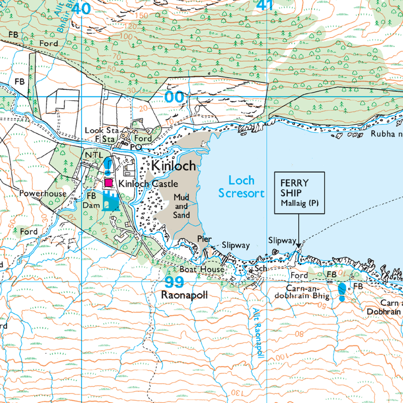 Ordnance Survey Explorer 397 Rùm Eigg Muck Canna and Sanday-3