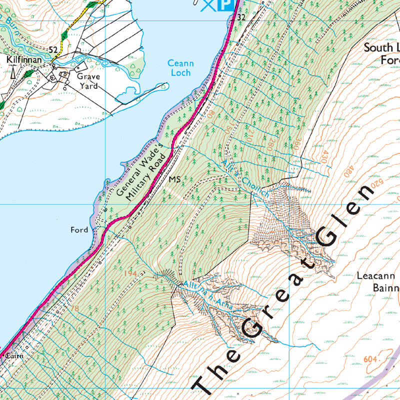 Ordnance Survey Explorer 400 Loch Lochy and Glen Roy-3
