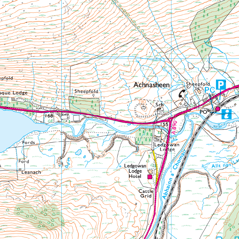 Ordnance Survey Explorer 435 An Teallach and Slioch-4