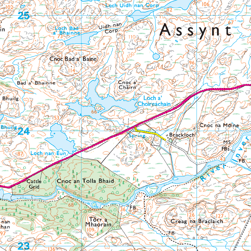 Ordnance Survey Explorer 442 Assynt and Lochinver-4