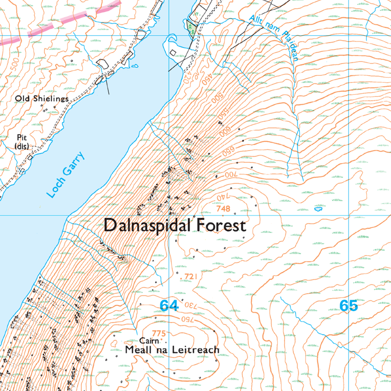 Ordnance Survey Explorer OL51 Atholl - Glen Tilt Beinn Dearg an Carn nan Gabhar-4