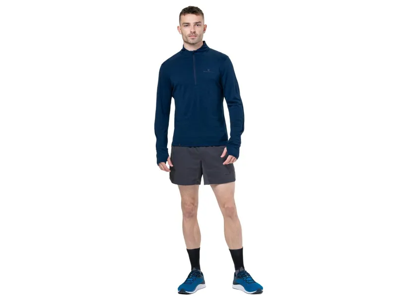 Ronhill Men's Tech Merino 1/2 Zip Dark Navy/Oxide