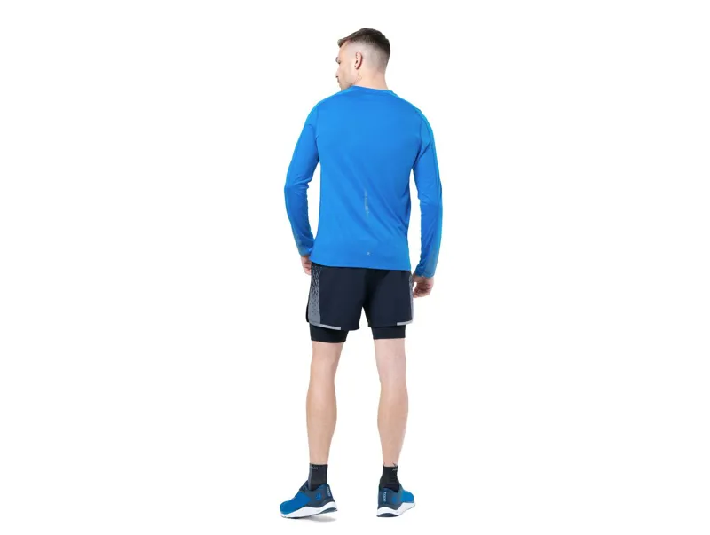 Ronhill M's Tech Reflect L/S T ElecBlueMarl/Reflect-1