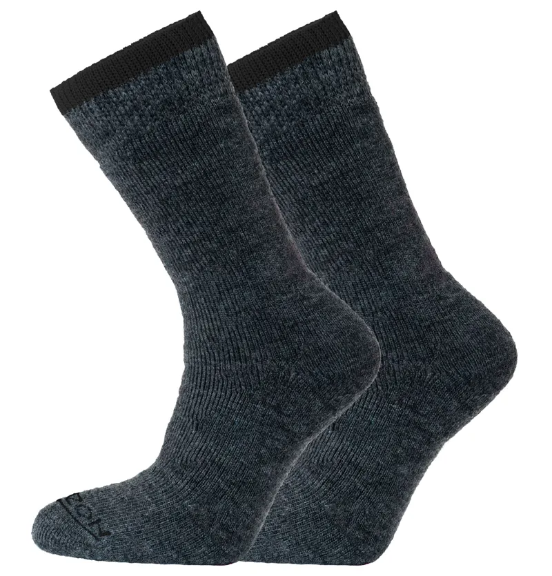 Horizon Heritage Merino Outdoor 2pk Charcoal/Black