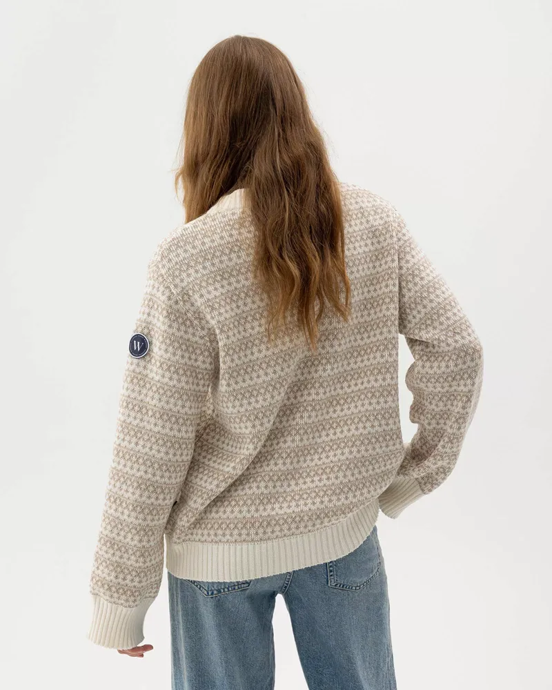 Holebrook Augusta Crew Wind Proof - Off White / Khaki-2