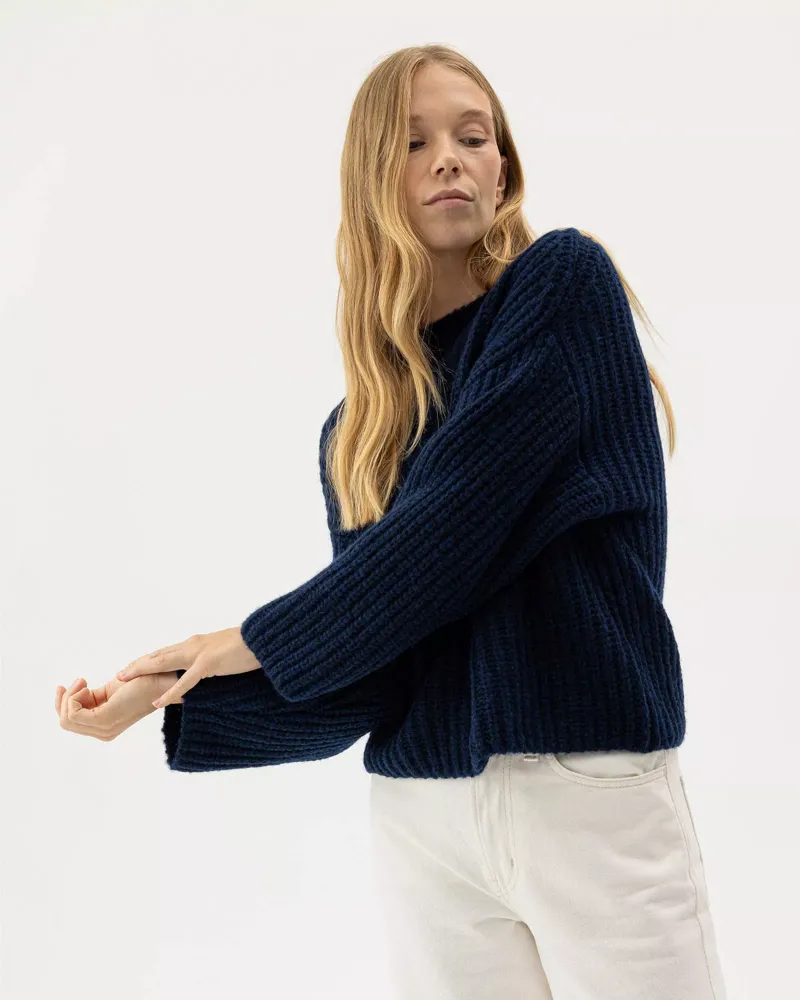 Holebrook Cajsa Sweater - Navy-3