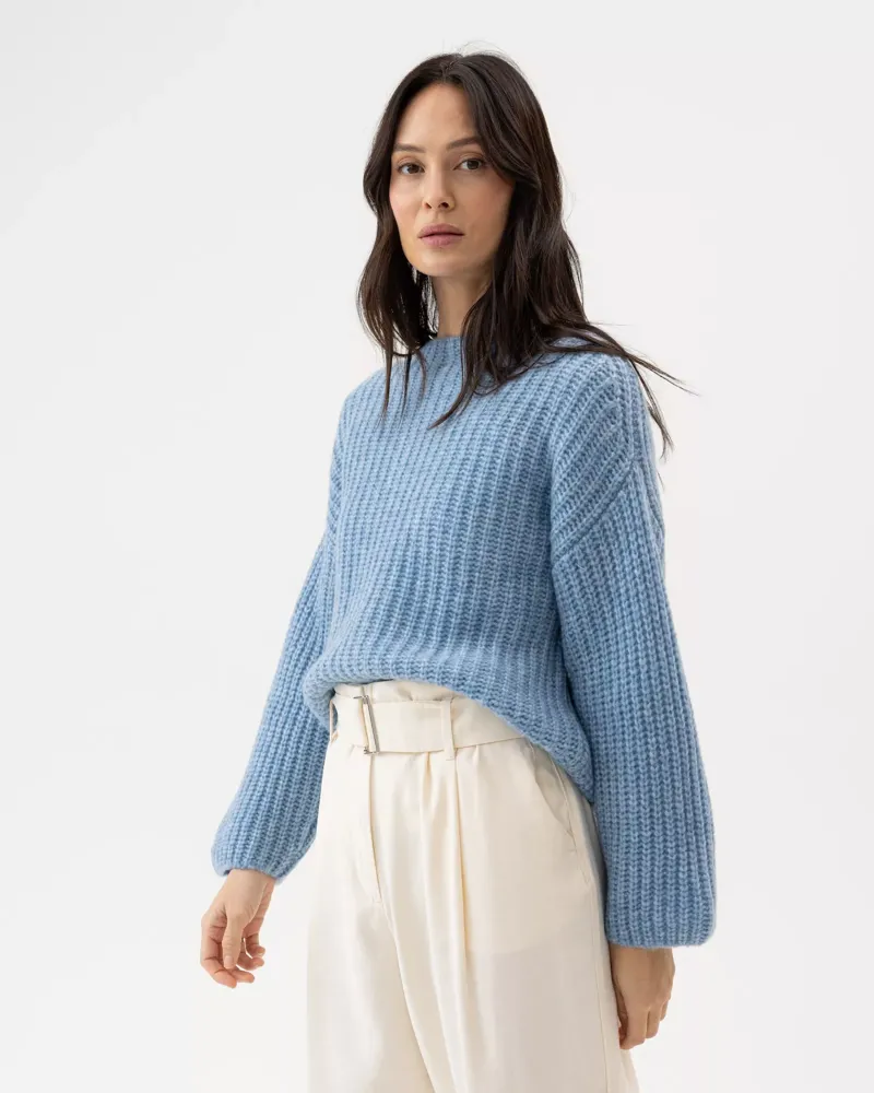 Holebrook Women's Cajsa Sweater - Stonewash-2