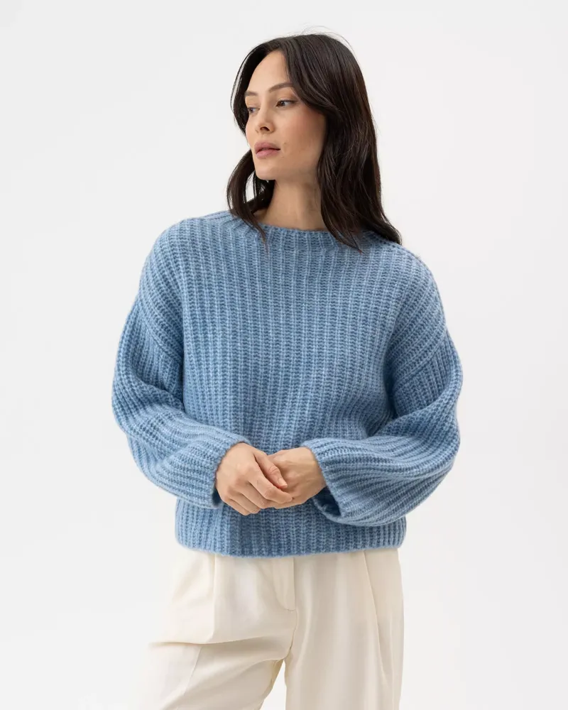 Holebrook Women's Cajsa Sweater - Stonewash-1