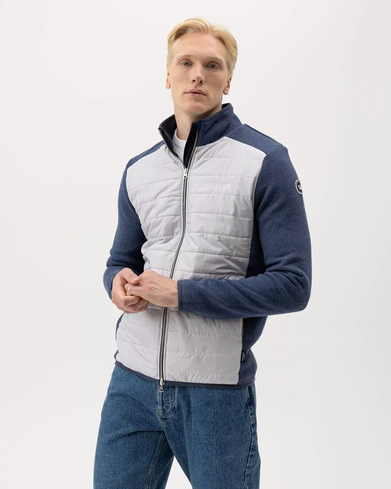 Holebrook Men's Peder Full Zip Windproof Chambray / Marble Grey