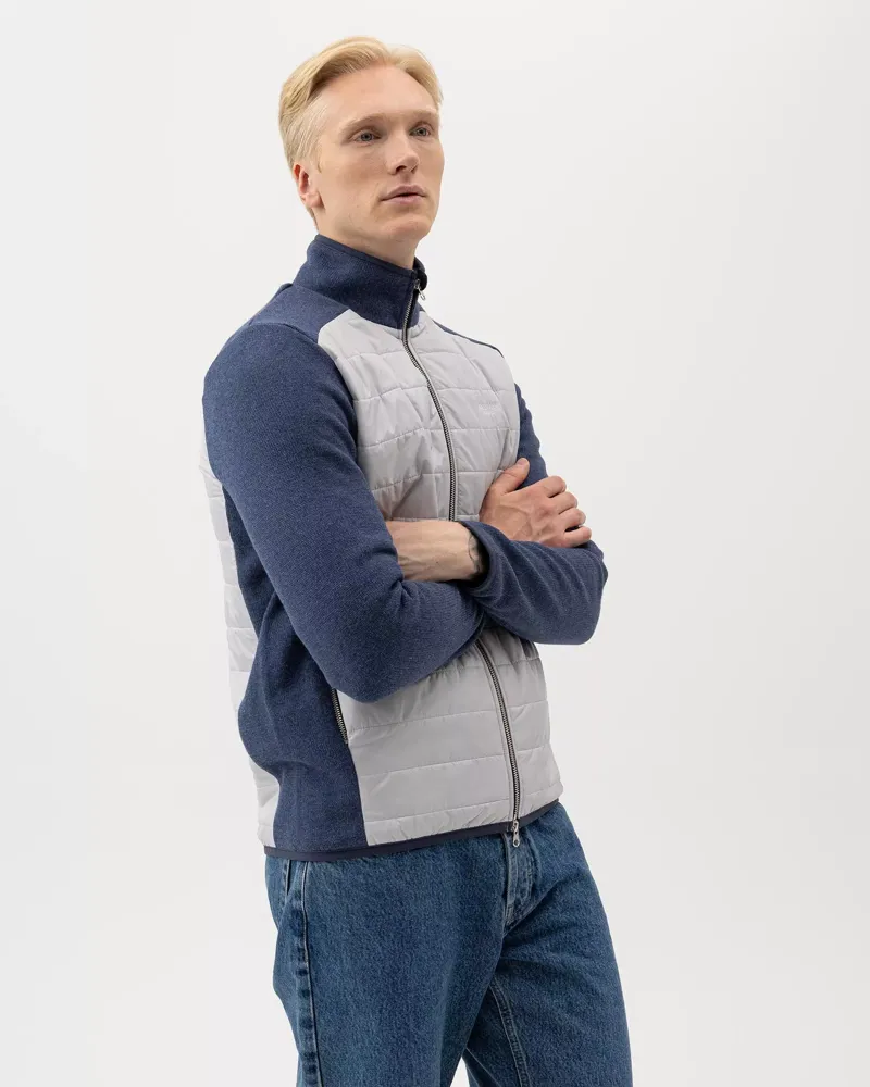 Holebrook Men's Peder Full Zip Windproof Chambray / Marble Grey-1