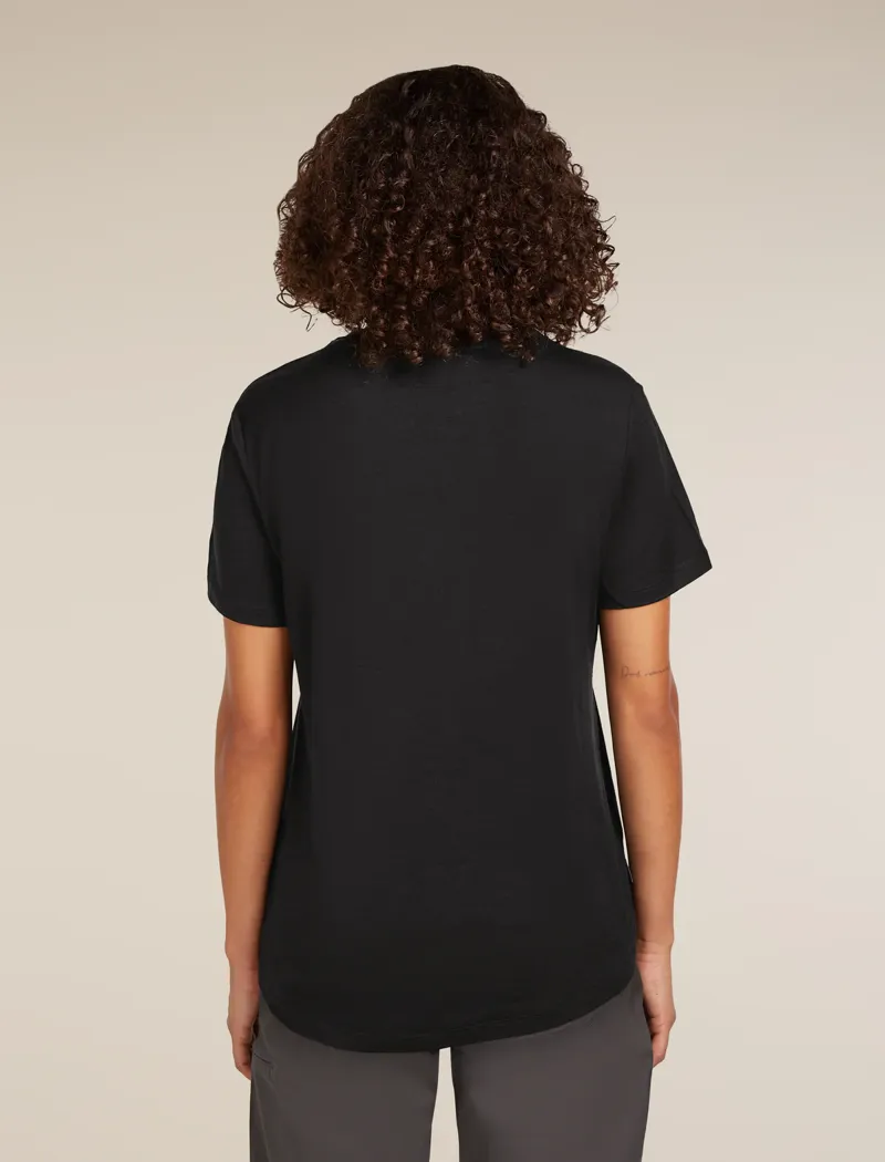 Ice Breaker W's 150 Tech Lite SS Relaxed Tee - Black-1