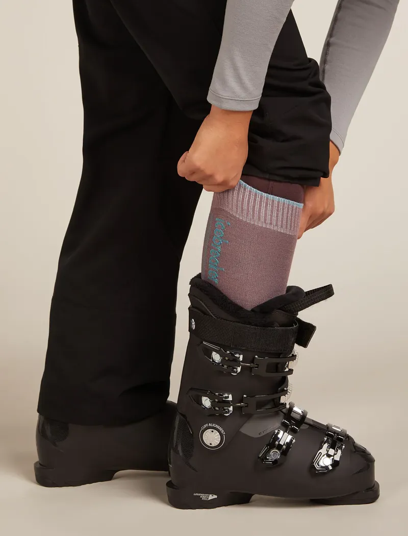 Ice Breaker W's Ski+ Ultra Over The Calf sock - Summit/Hydro-1