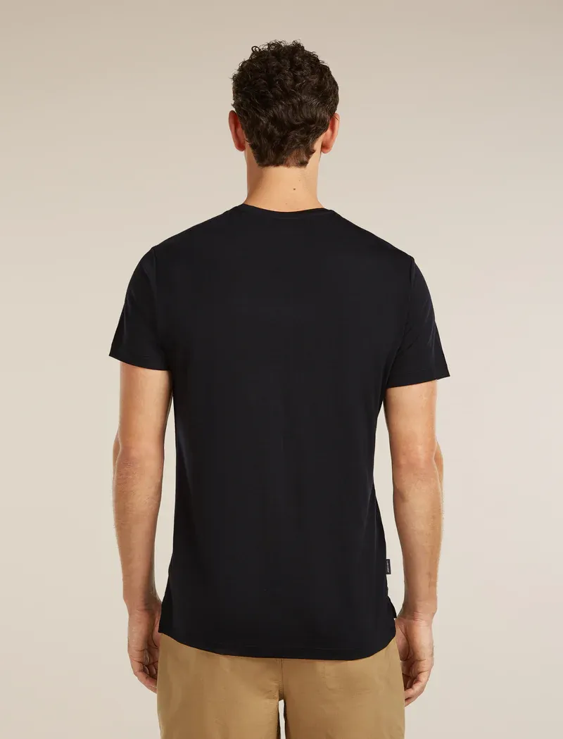 IceBreaker Men's 125 Cool-Lite Sphere SS T-shirt - Peaks Black-1