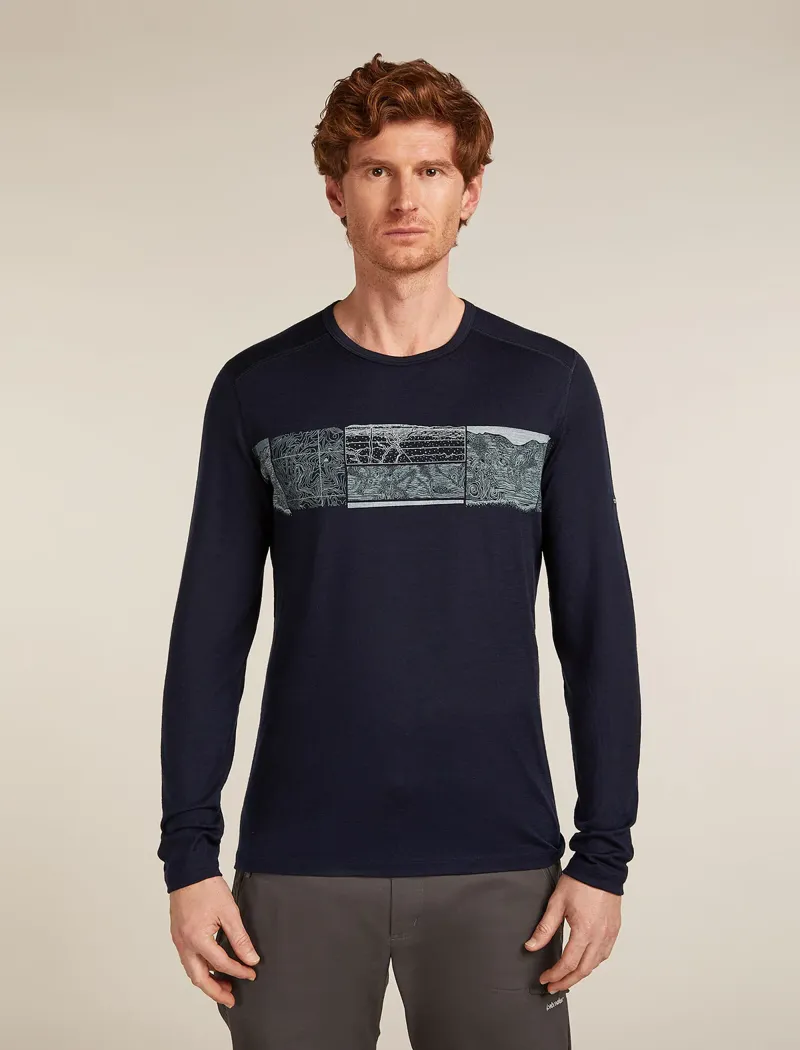 M's 200 Oasis LS Crew Elevation Midnight