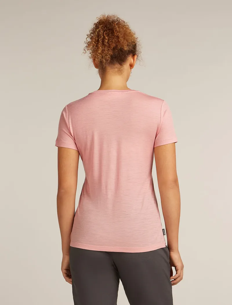 Ice Breaker W's 150 Tech Lite SS Scoop Tee BLUSH -1