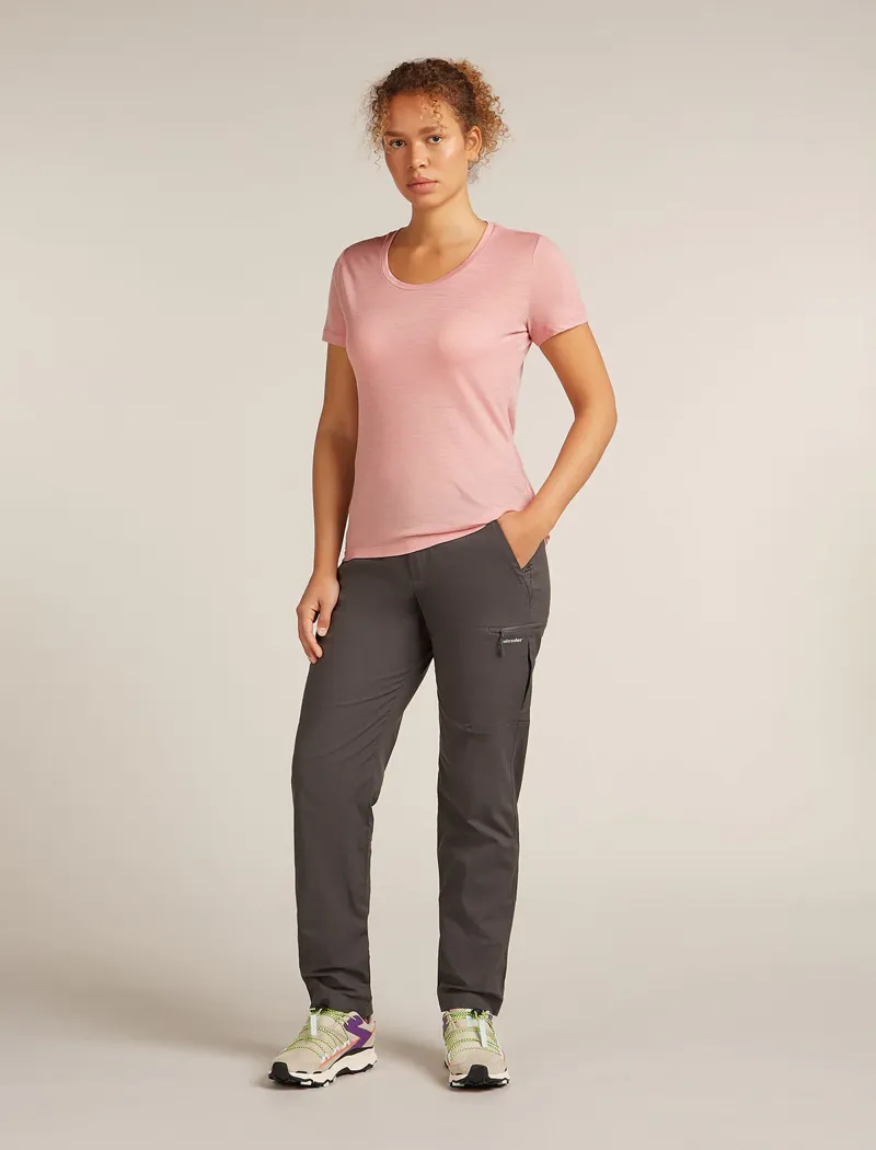 Ice Breaker W's 150 Tech Lite SS Scoop Tee BLUSH -2