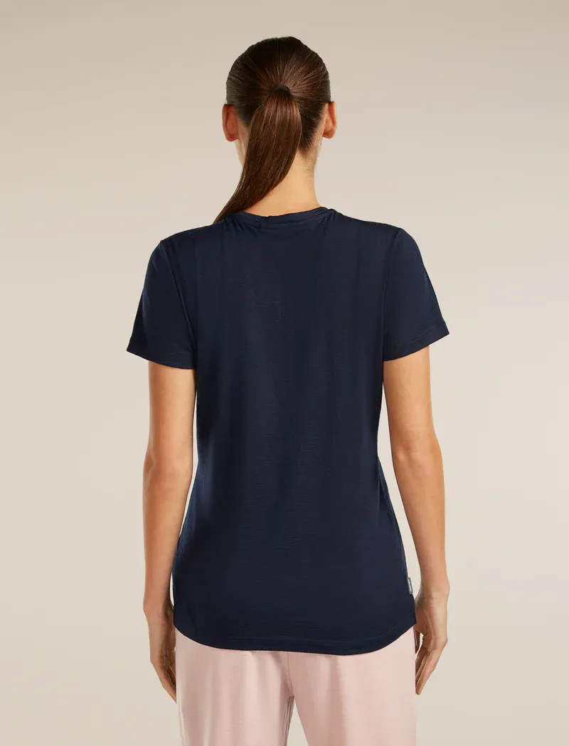IceBreaker Women's 150 TL SS Tee Bird - Midnight Navy-1