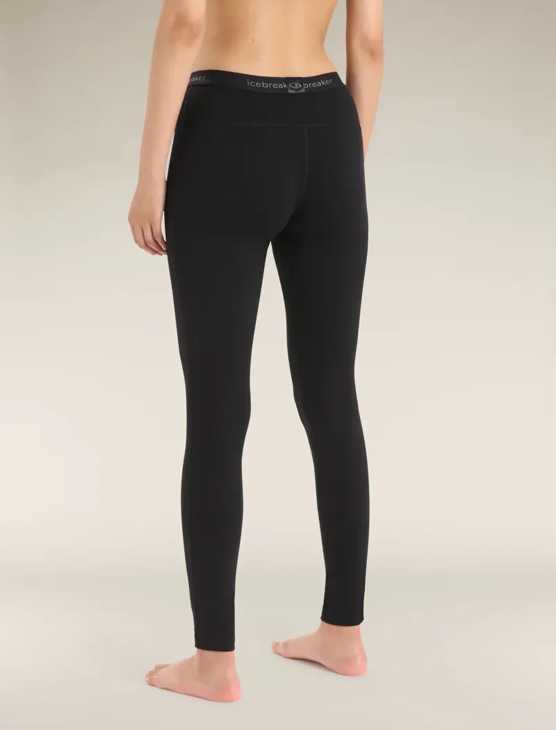 Ice Breaker W's 200 Oasis Leggings BLACK -1